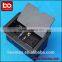 Aluminum Alloy Wire Drawing Panel Tabletop Flip Up Multifunctional Power Socket Box