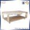 Good Quality Living Room Furniture MDF Coffee Table with Wheels