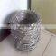 Anping Manufacture PVC coated staples barbed wire length per roll
