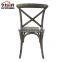 french modern wedding hire use X back chair for dining party