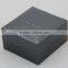 High quality Luxury black plastic ring box with Pu leather pad