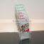 wholesale Clear Acrylic Magazine Holder with muti Pockets