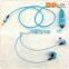 Fashion lighting EL led earphone glowing colorful EL light in ear earphone for smart phone