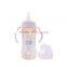 260ml safe PPSU eco-friendly silicon straw milk feeding bottle with nipple