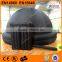 Certified by US or CE black 5m diameter inflatable planetarium tent used outdoor inflatable tent for kids