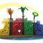 Plastic kid's outdoor rock climbing wall for sale