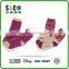 lovely garnet flower jacquard children socks