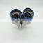 Stainless Steel double outlet Y shape blue Universal tip