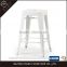 Metal modern design cheap stackable stool