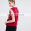 Guangzhou Factory price Fashion Embroidery Designs Ladies Tops Custom
