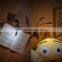 Gooseneck Dual Head Clip Book Light 4 LED Bed Reading Light Can be used as LED torch light