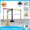 portable steel Security Crowd Control Stanchions Queue Way Barriers Posts with one Belt