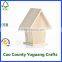 DIY unfinished wooden bird houses for crafting