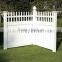 Privacy Arched with Top Picket Fence,portable vinyl fencing, Private Fence, pvc fencing post and rail