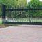 metal Security Gate/ galvanized powder coated steel farm fence gate