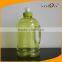 Yellow Red 1L/ 2.2L PET Cold Water Sport Plastic Jug with Side Handle