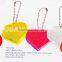 advertising key chain/spherical key chain/Reflective keychain card