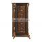 Luxury Italian Style Solid Wood 24K Gold Plated Bedroom Furniture/5PCS Italian Palace Bedroom Set(MOQ=1 SET)