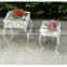 POWERLON shabby chic wrought iron metal plant stand home and garden furniture