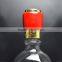 500ml transparent glass round gin bottle with cork