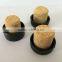Wholesale synthetic wood corks/wine vodka bottle cork stopper