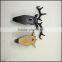 resin decorative wall hanging deer head hooks