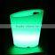 plastic RGB light ice bucket-for 5 or 6 bottles