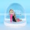 Fashion Shoes Plastic Snow Globe for wholesales