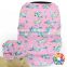 Elegant Car Seat Cover For Baby Flower Baby Winter Hat Set Washable Car Seat Cover