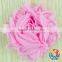 2015 Wholesale Beautiful Purple Artificial Chiffon Flower Shabby Flower Hair Clips For Kids & Girls