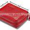 Women's Genuine Leather RFID Secure Spacious Cute Zipper Card Wallet Small Purse