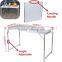 450111 Outdoor 4ft 120cm Portable Folding Table Height Adjustable