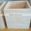 Wooden Box Wedding Centerpiece UNFINISHED Flower Planter ( 1- 5"x 5" Box)