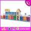 Wholesale cheap cartoon kids preschool toy shelf wooden daycare furniture W08C187