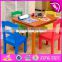 2017 New products wooden activity table for toddlers W08G208