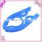 Custom Design Portable Folding Plastic Clothing Coat Short Shirt Pants Clothes Hanger Travel Foldable Hanger