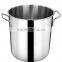 Tall Straight-shaped Non-magnetic stainless steel stockpot/commercial stock pot/soup bucket