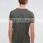 Hot Sale Custom Printed Logo Short Sleeve Crew Neck Green Men's 100% Cotton 180gsm Breathable Fit Casual Blank T-Shirt