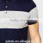 Factory wholesale 100% cotton jersey wide stripe men polo shirt custom your own logo