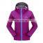 waterproof sports winter lady softshell jacket