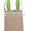 2016 new arrival fashion Easter Burlap Bunny Basket Easter bucket Easter basket full stock
