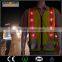 reflective tepe hi vis red visible photographer LED vest jacket