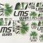 Manufacturer custom design colorful label iron on shirt heat transfer logo