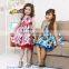 Wholesale summer baby girls fancy party dresses sleeveless kids cotton frocks design cotton frock 1