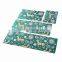 Comfortable Blue Deer Flowers Patterns Sofa Bedroom Carpet Environmental Protection Non-Slip Living Room Rug Home Use