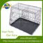 One-Sloping Transport Car Dog Cages with Plastic Tray,Factory supply.