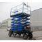Steel  four wheels mobile scissor lift table