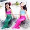 Kids Girls Summer Mermaid Swimwear Bikini Set Swimsuit Swimming Fancy Costume Girls Mermaid Tail Dress