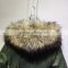 Natural Fox Fur Parka For Children Winter Wear,Baby Alpaca Fox Fur COAT,Korean Style Fur Coat