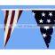 Decorative fabric bunting flags string flags